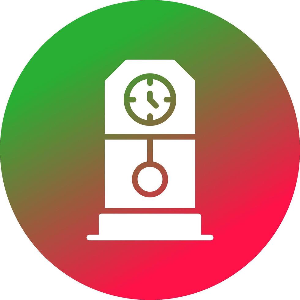 Uhr kreatives Icon-Design vektor