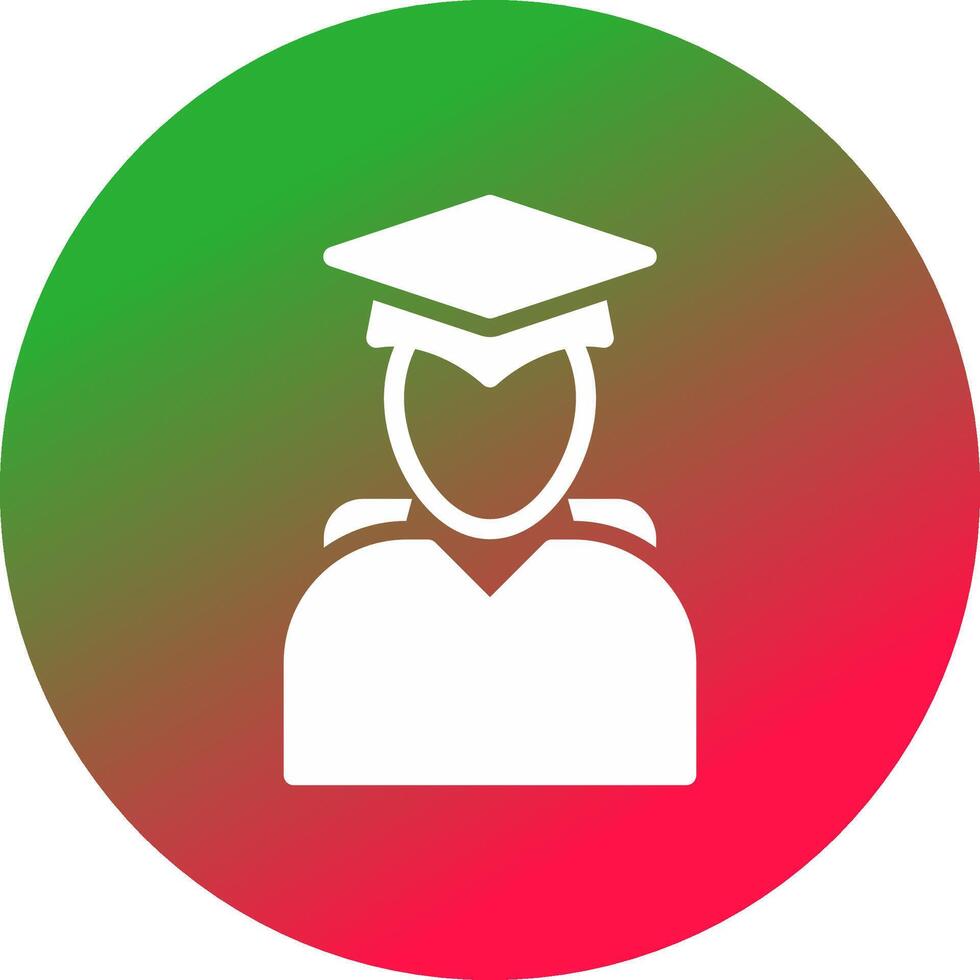 Student kreatives Icon-Design vektor