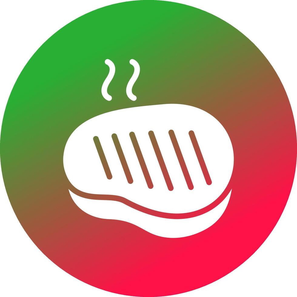 Steak kreatives Icon-Design vektor