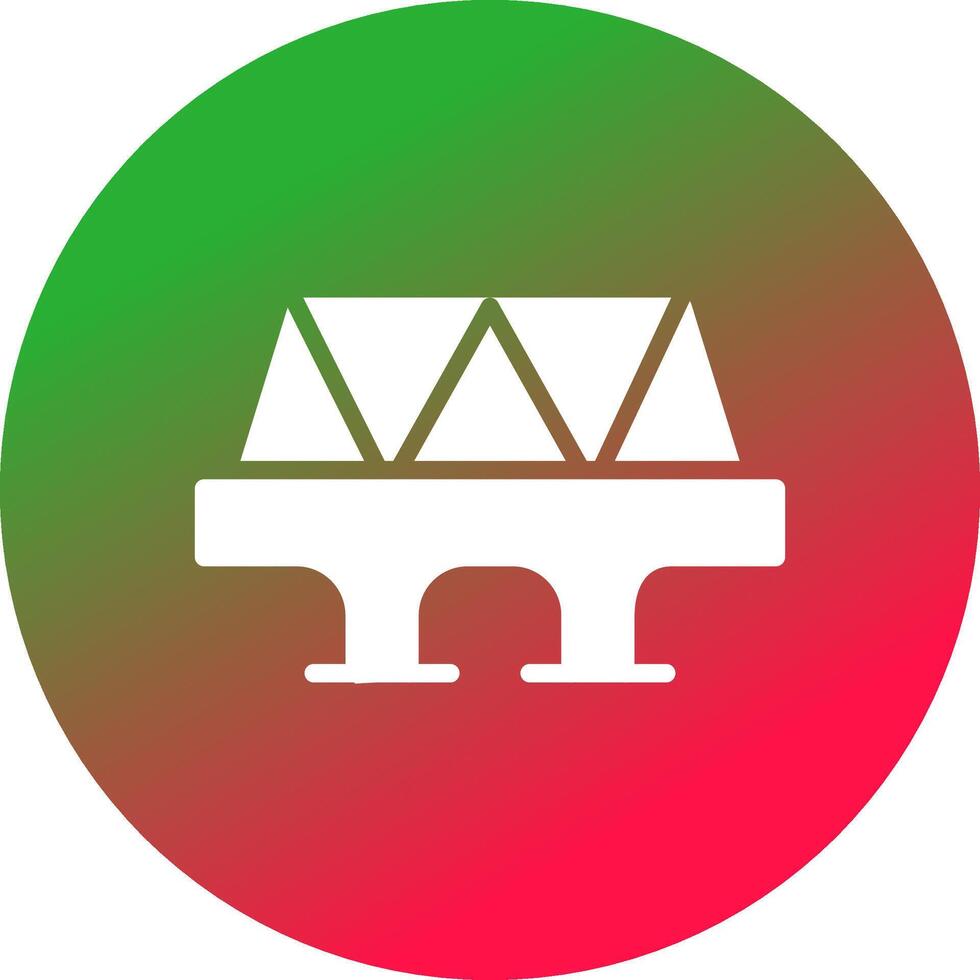 Brücke kreatives Icon-Design vektor