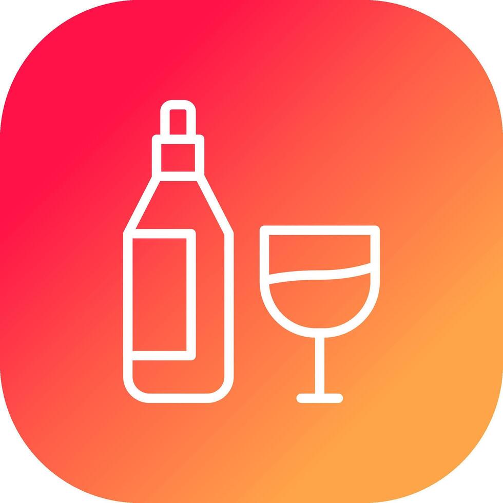 Wein kreatives Icon-Design vektor