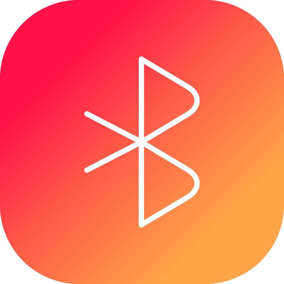 Bluetooth kreatives Icon-Design vektor