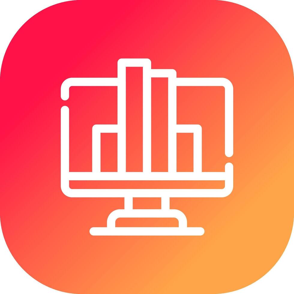 Analytics kreatives Icon-Design vektor