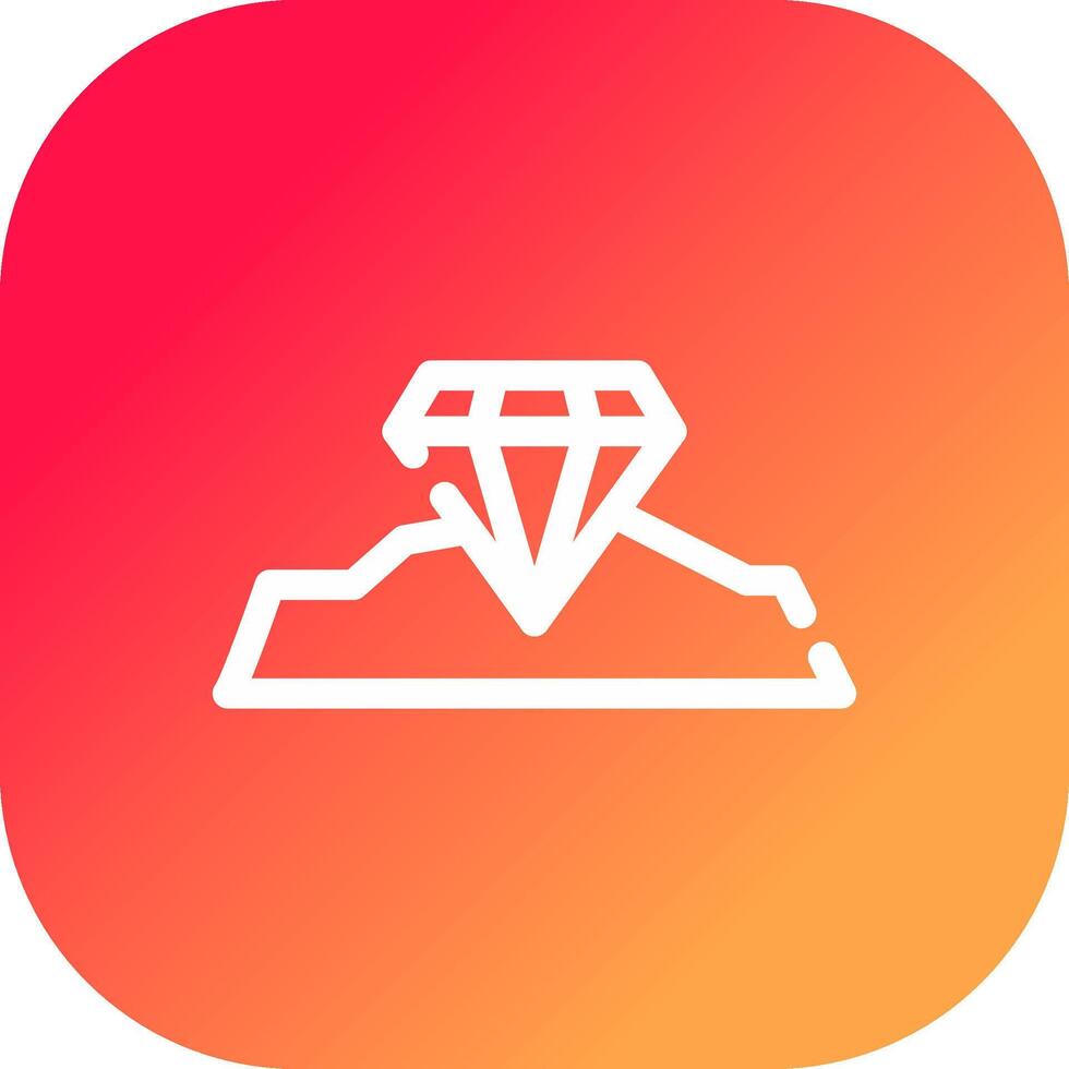 Diamant kreatives Icon-Design vektor