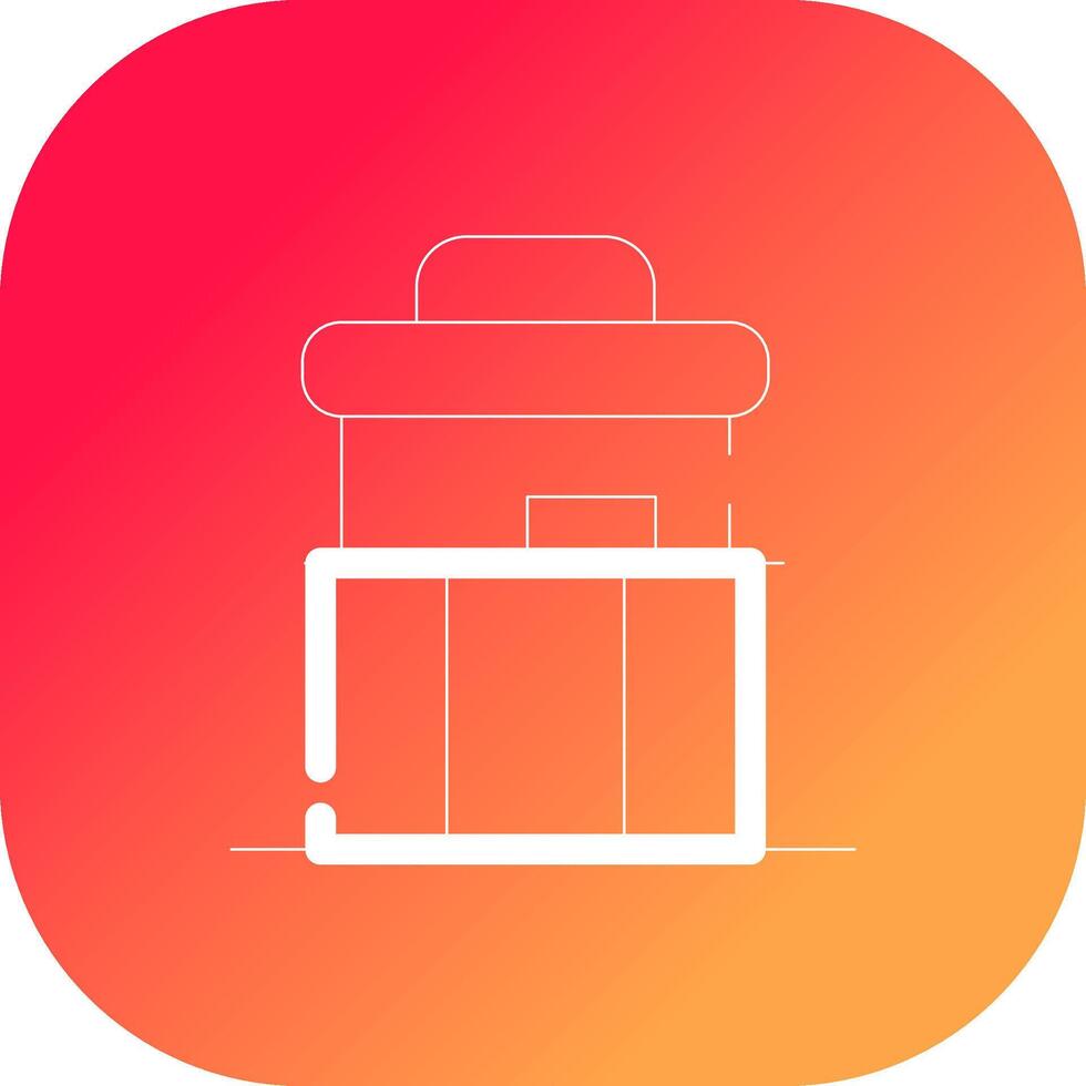 Food Stand kreatives Icon-Design vektor