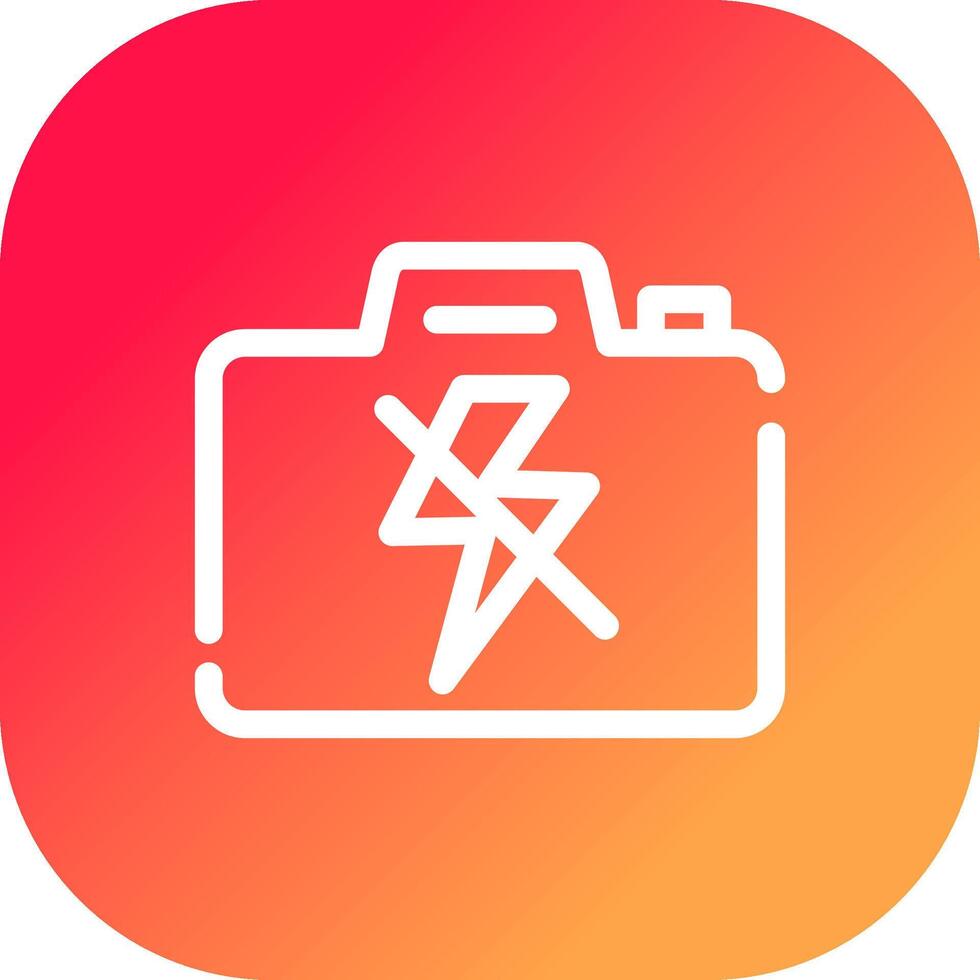 kein kreatives Flash-Icon-Design vektor