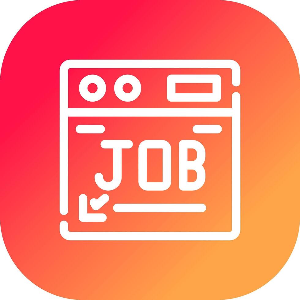 Job kreatives Icon-Design vektor