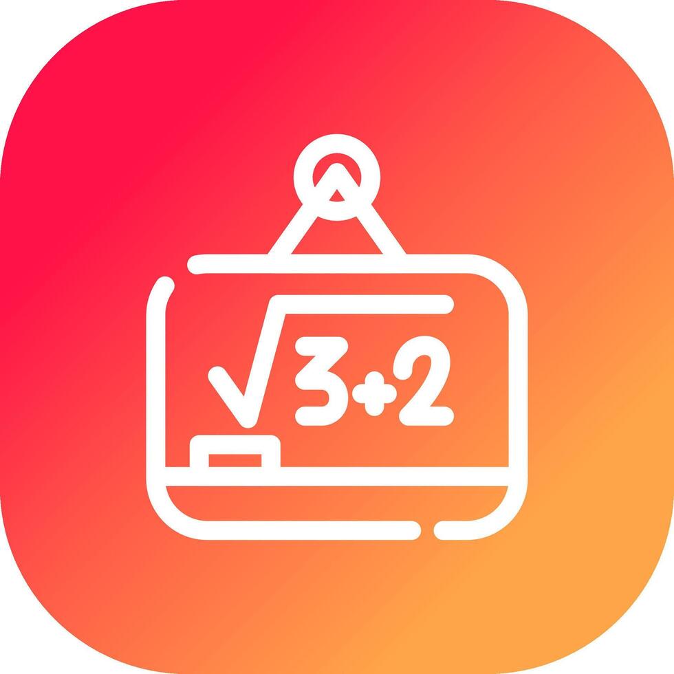 Whiteboard kreatives Icon-Design vektor