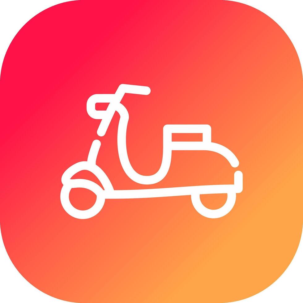 Scooter kreatives Icon-Design vektor