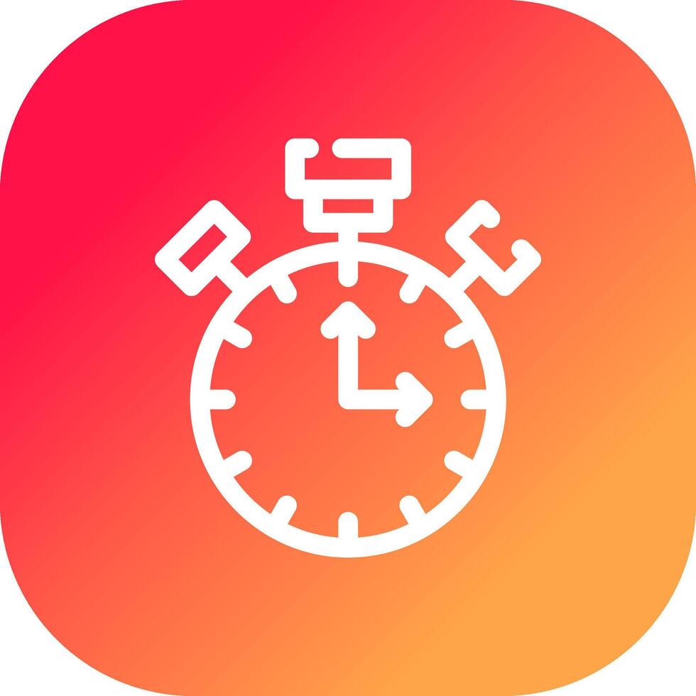 Timer kreatives Icon-Design vektor