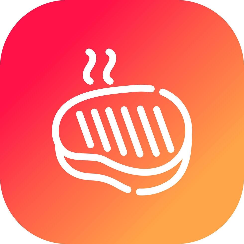 Steak kreatives Icon-Design vektor