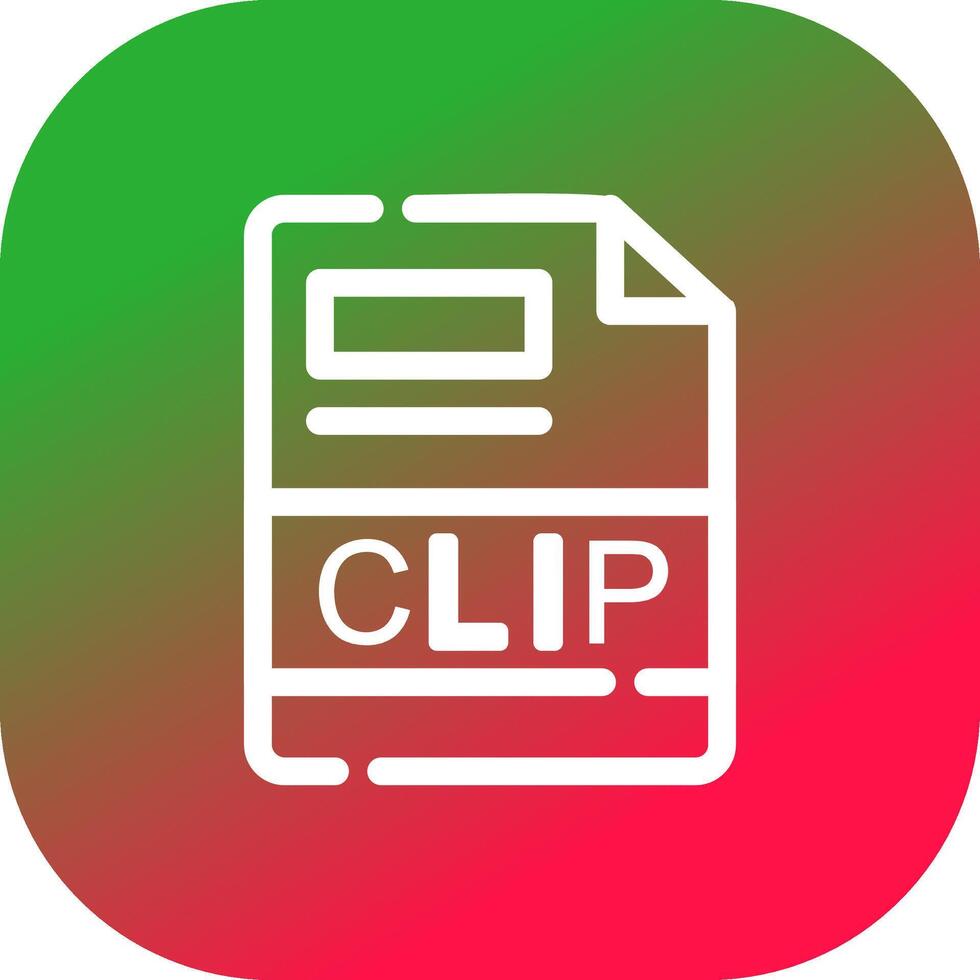 Clip kreativ Symbol Design vektor