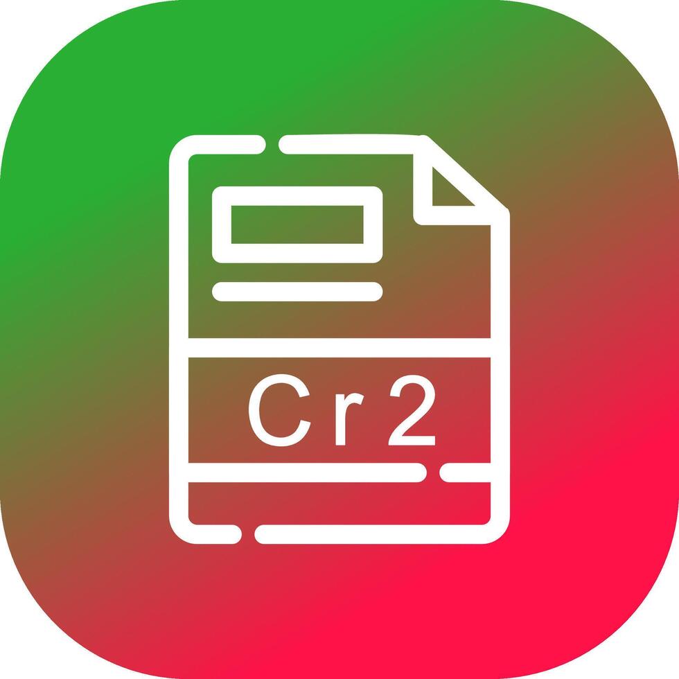 cr2 kreativ Symbol Design vektor