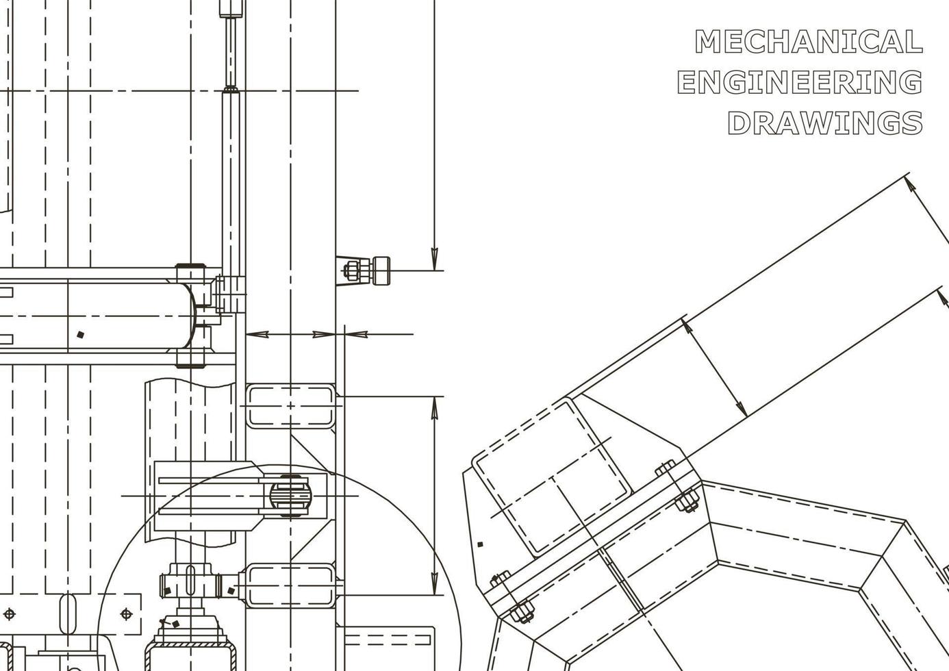 omslag. vektor tekniska ritningar. tillverkning av mekaniska instrument. tekniska abstrakta bakgrunder. teknisk illustration