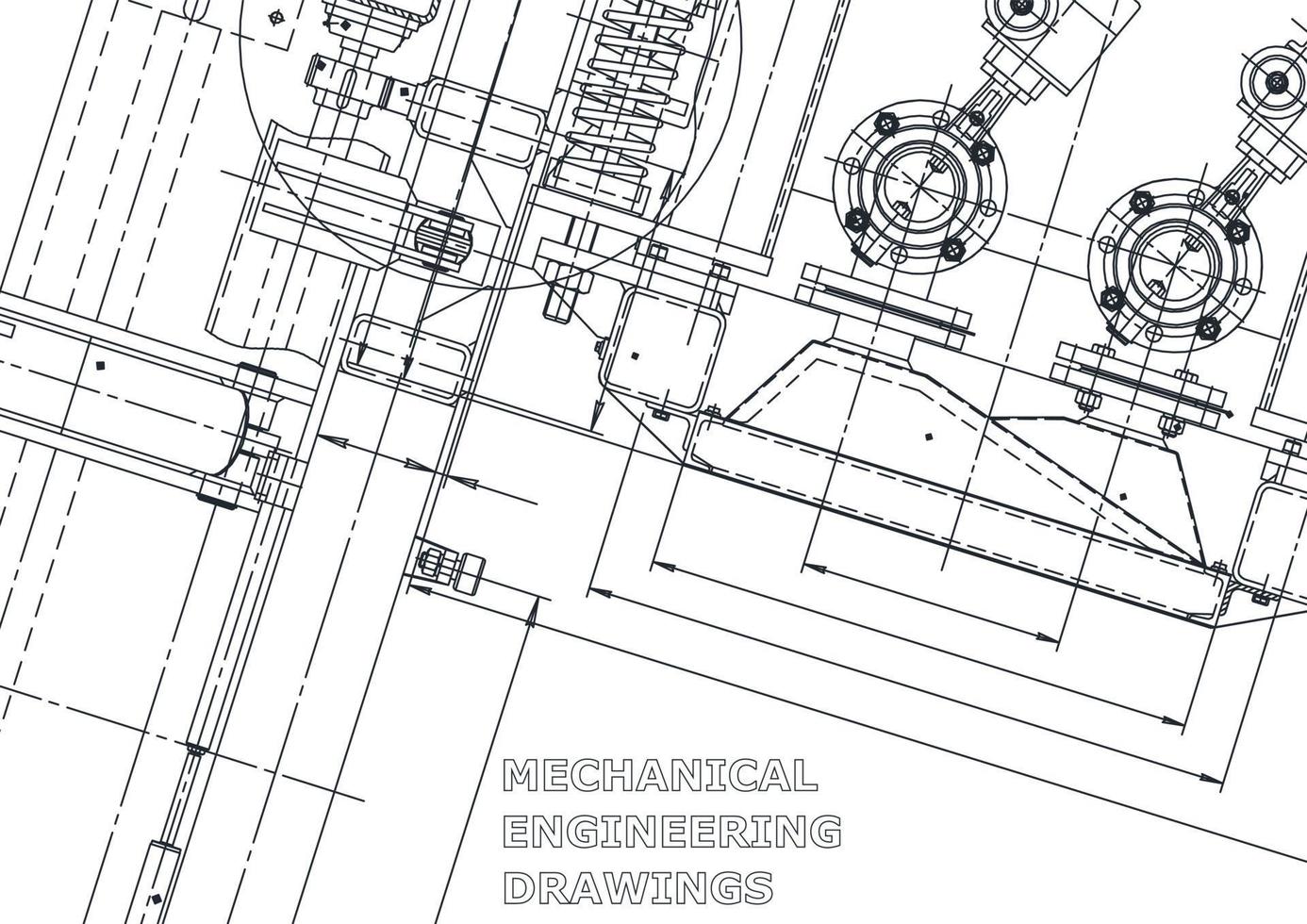 Startseite. vektortechnische Zeichnungen. mechanischer Instrumentenbau. technische abstrakte Hintergründe. technische Illustration vektor