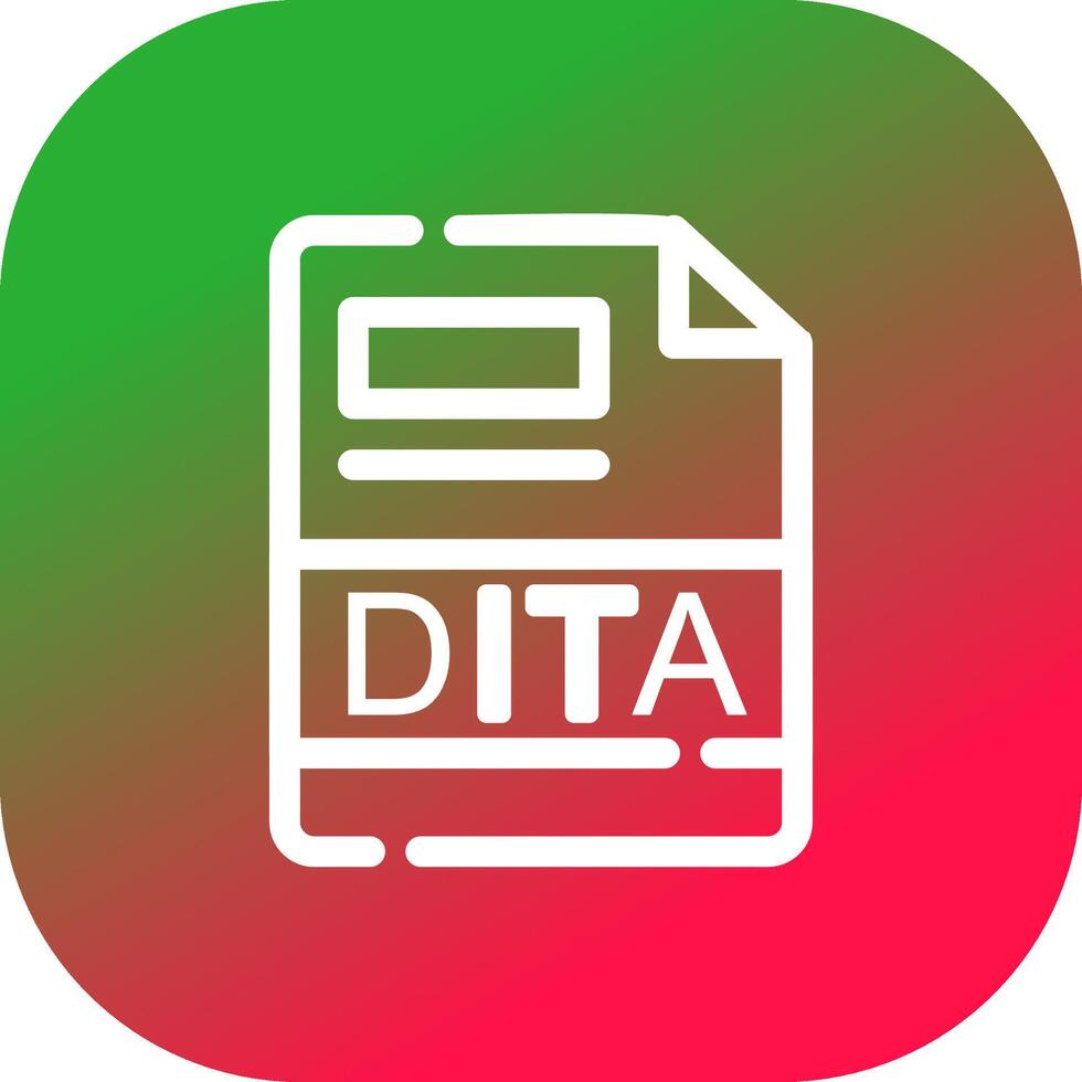 dita kreativ Symbol Design vektor