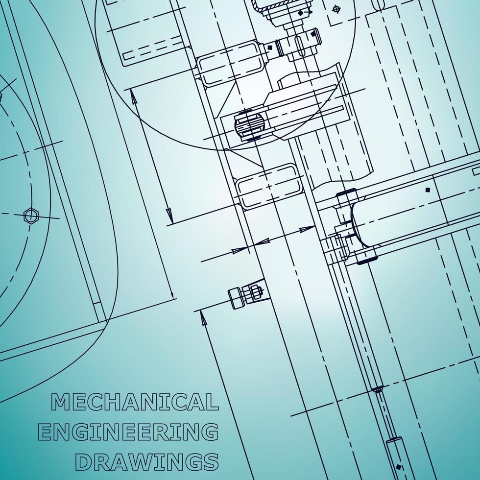 plan. vektor teknisk illustration. datorstödda designsystem