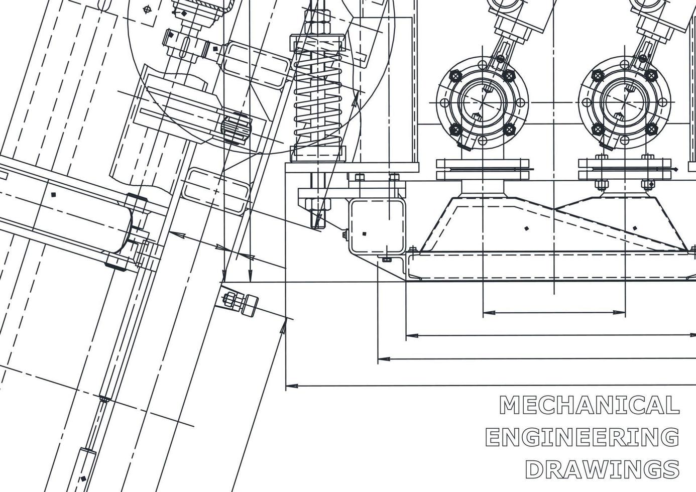 Startseite. vektortechnische Zeichnungen. mechanischer Instrumentenbau. technische abstrakte Hintergründe. technische Illustration vektor