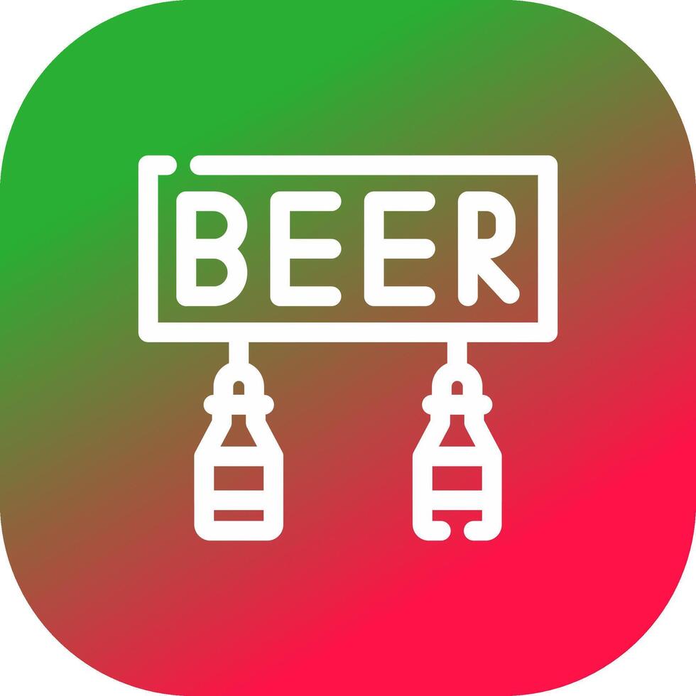 Biere kreativ Symbol Design vektor