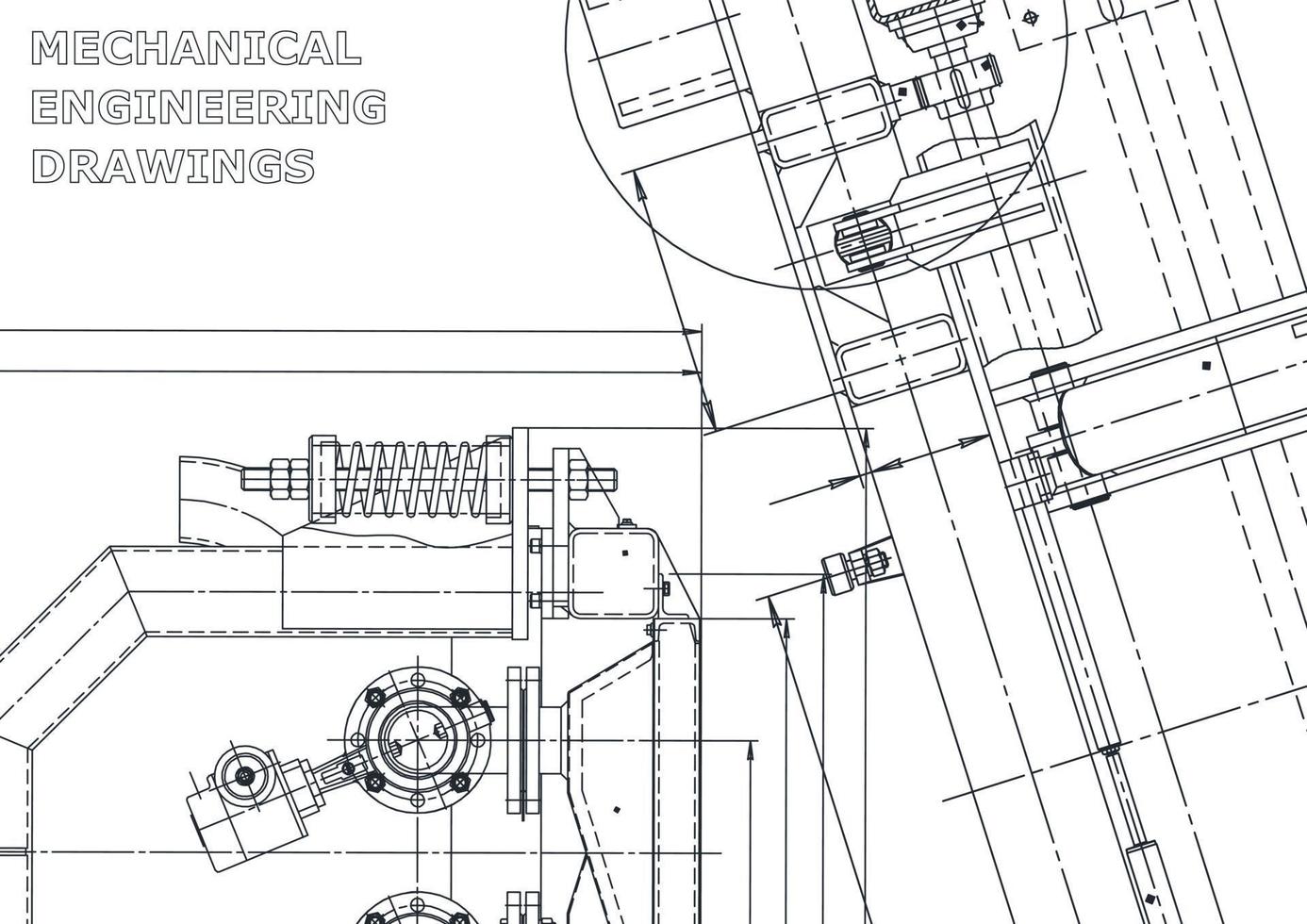 Startseite. vektortechnische Zeichnungen. mechanischer Instrumentenbau. technische abstrakte Hintergründe. technische Illustration vektor