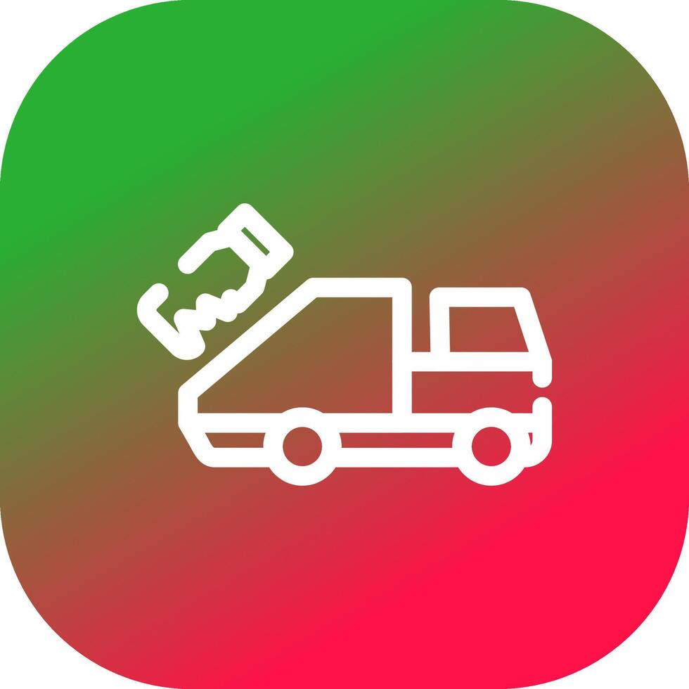 Müll LKW kreativ Symbol Design vektor