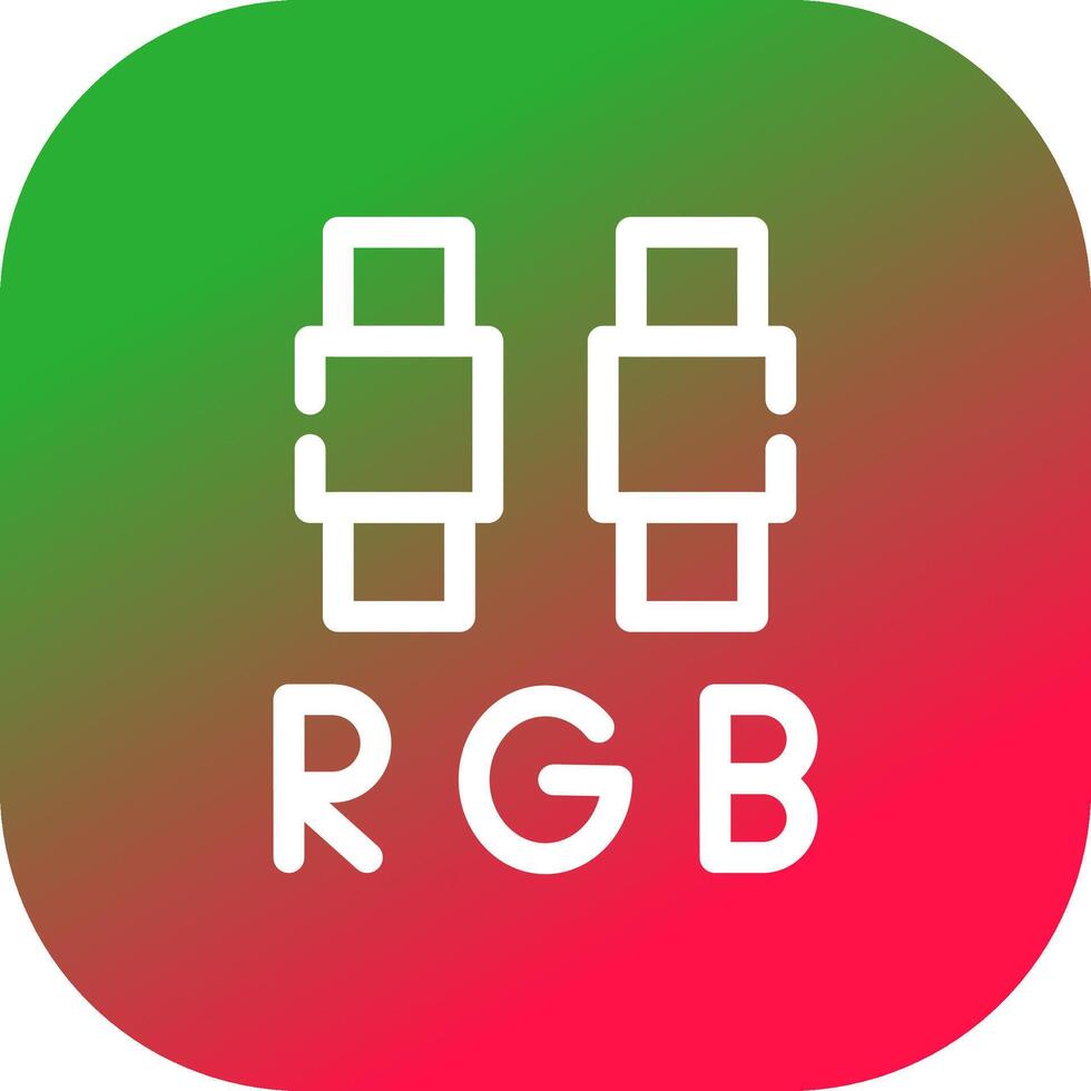 RGB-kreatives Icon-Design vektor