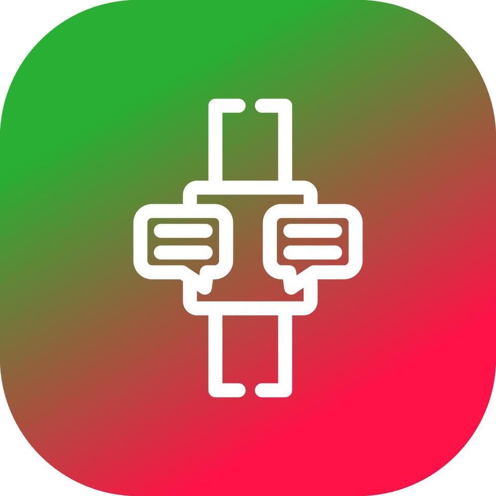 Smartwatch kreatives Icon-Design vektor