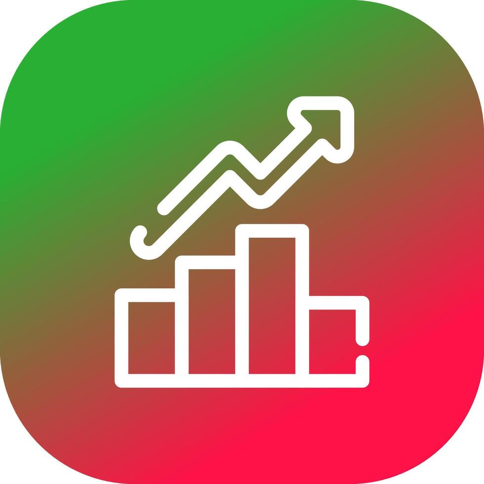 tillväxt dataintrång kreativ ikon design vektor