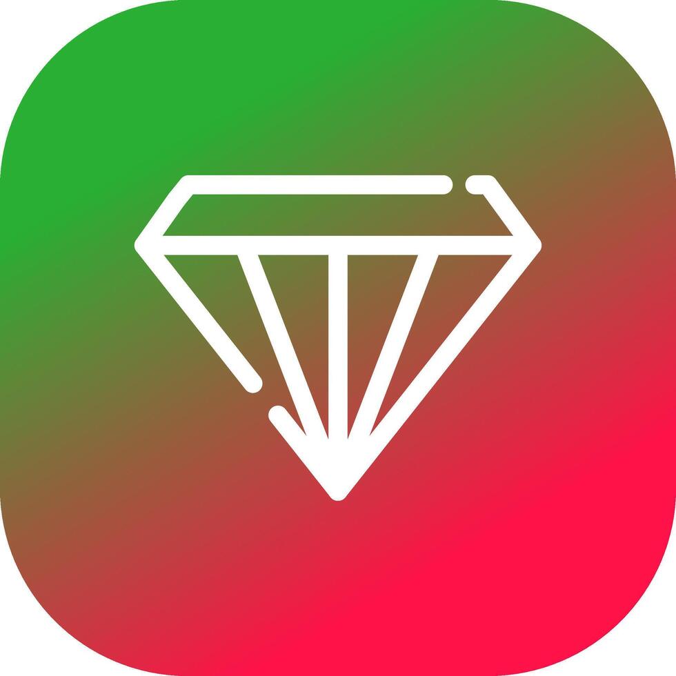 Diamant kreatives Icon-Design vektor