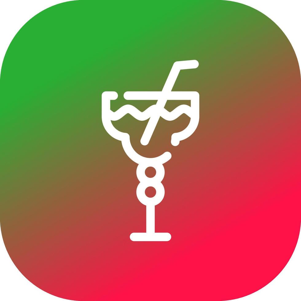 kreatives Icon-Design für Cocktails vektor