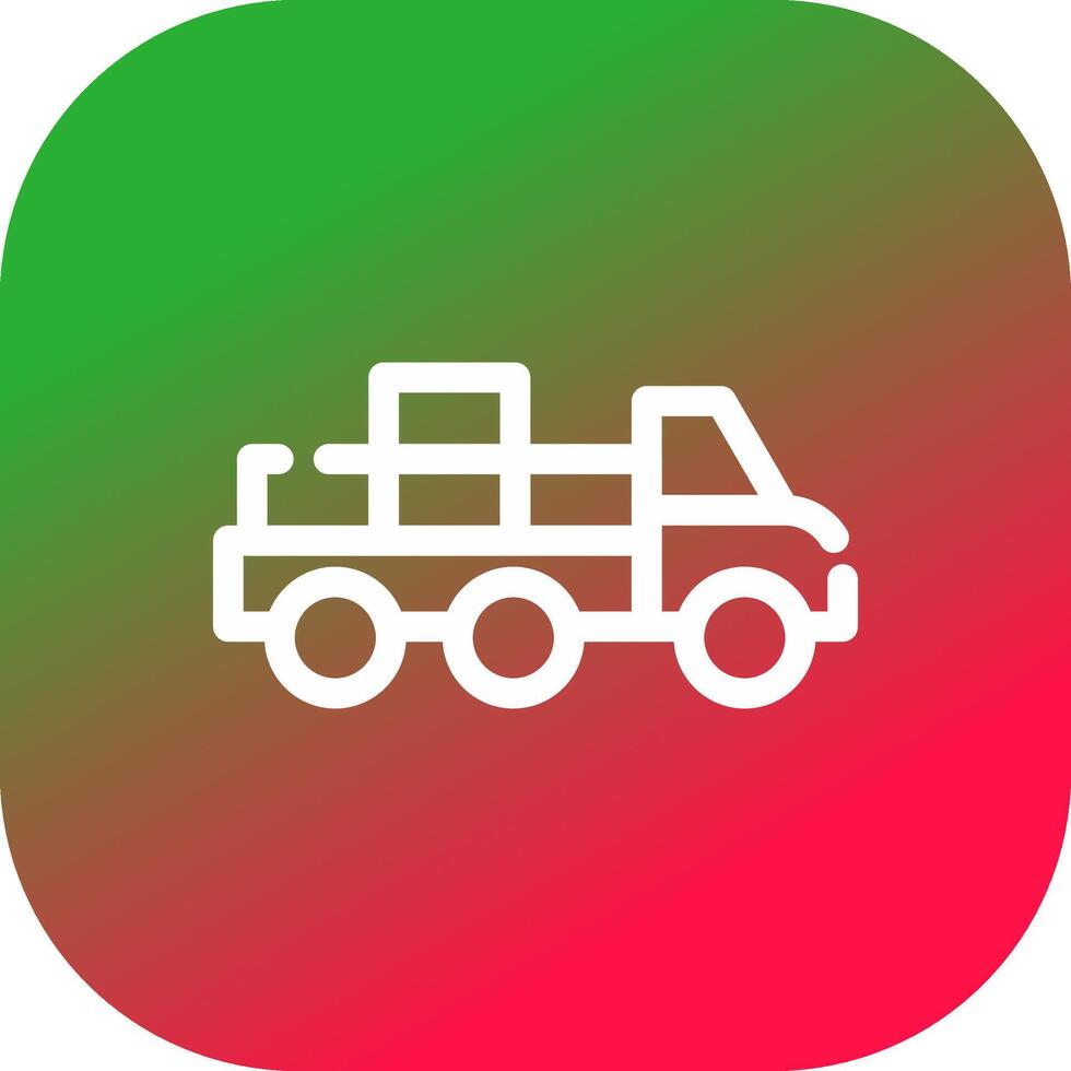 Mover Truck kreatives Icon-Design vektor