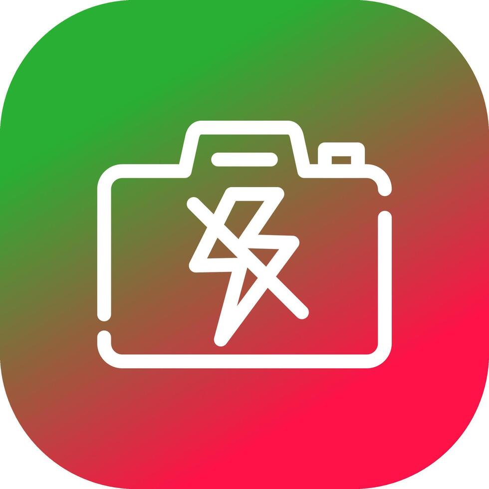 kein kreatives Flash-Icon-Design vektor