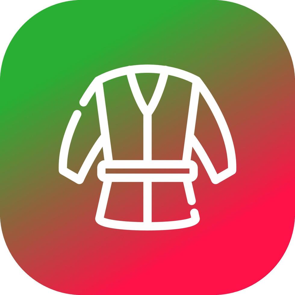 Kimono kreatives Icon-Design vektor