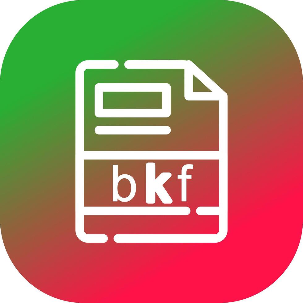 bkf kreativ Symbol Design vektor