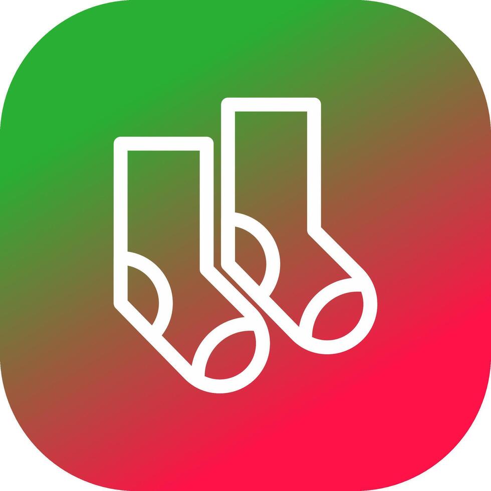 Socken kreatives Icon-Design vektor