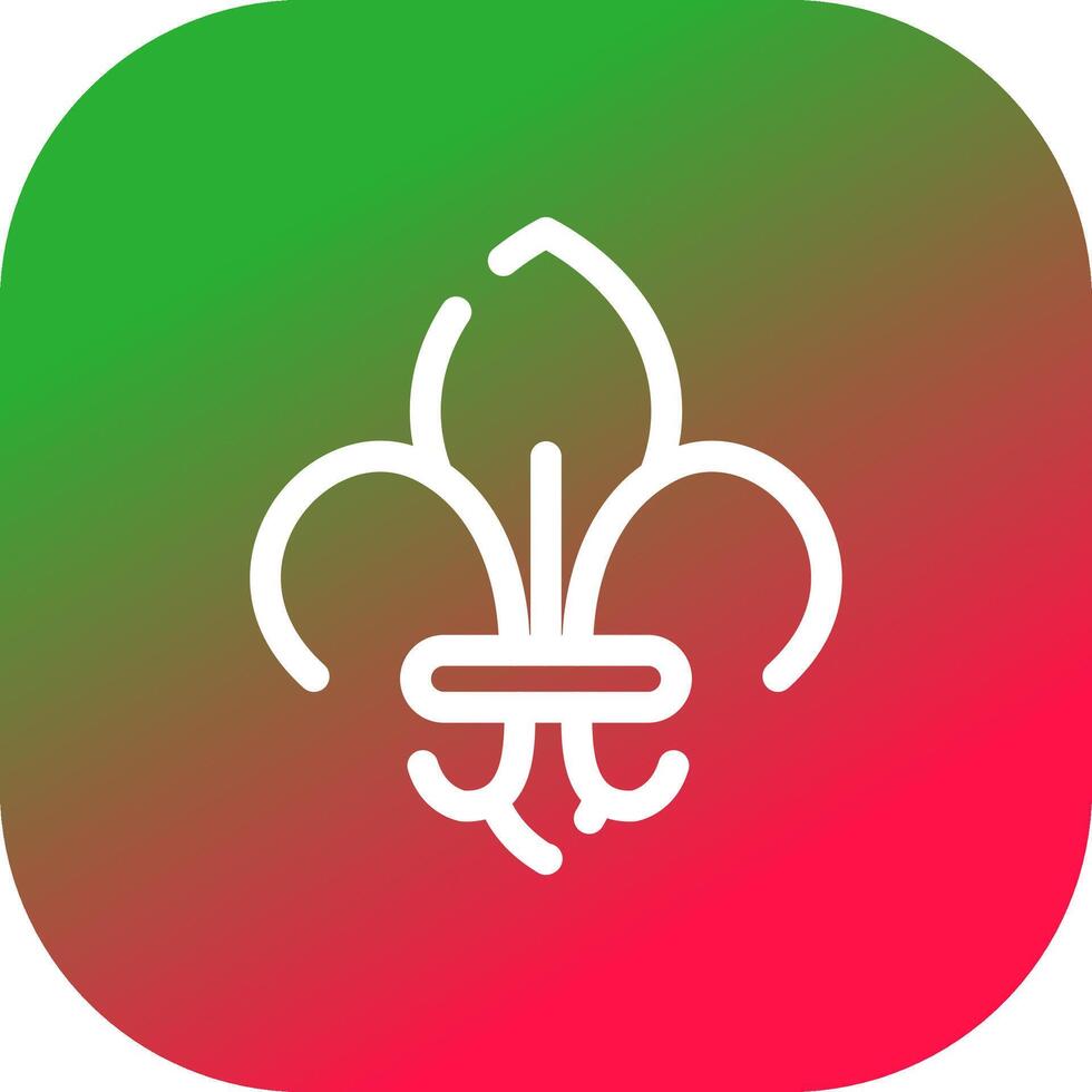 Fleur de Lis kreatives Icon-Design vektor