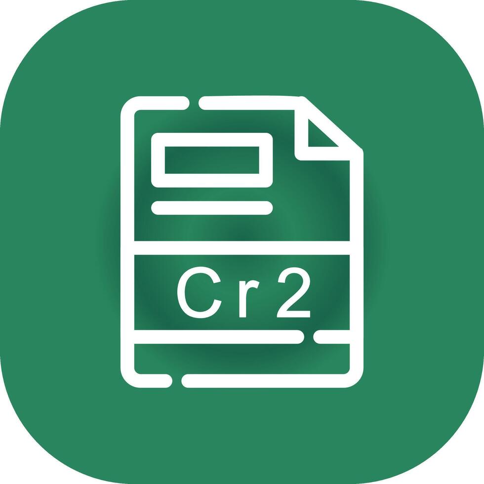 cr2 kreativ Symbol Design vektor