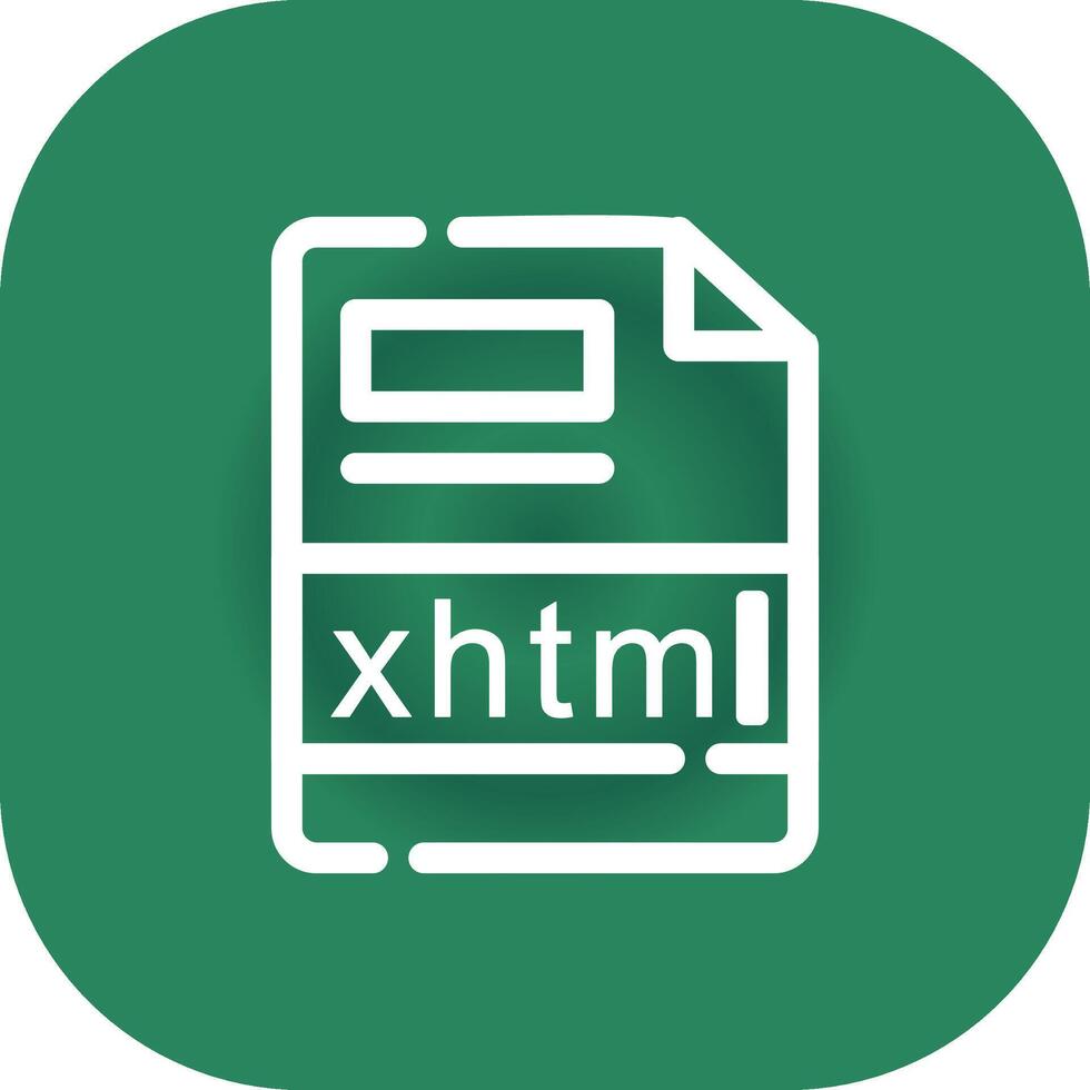 xhtml kreativ ikon design vektor