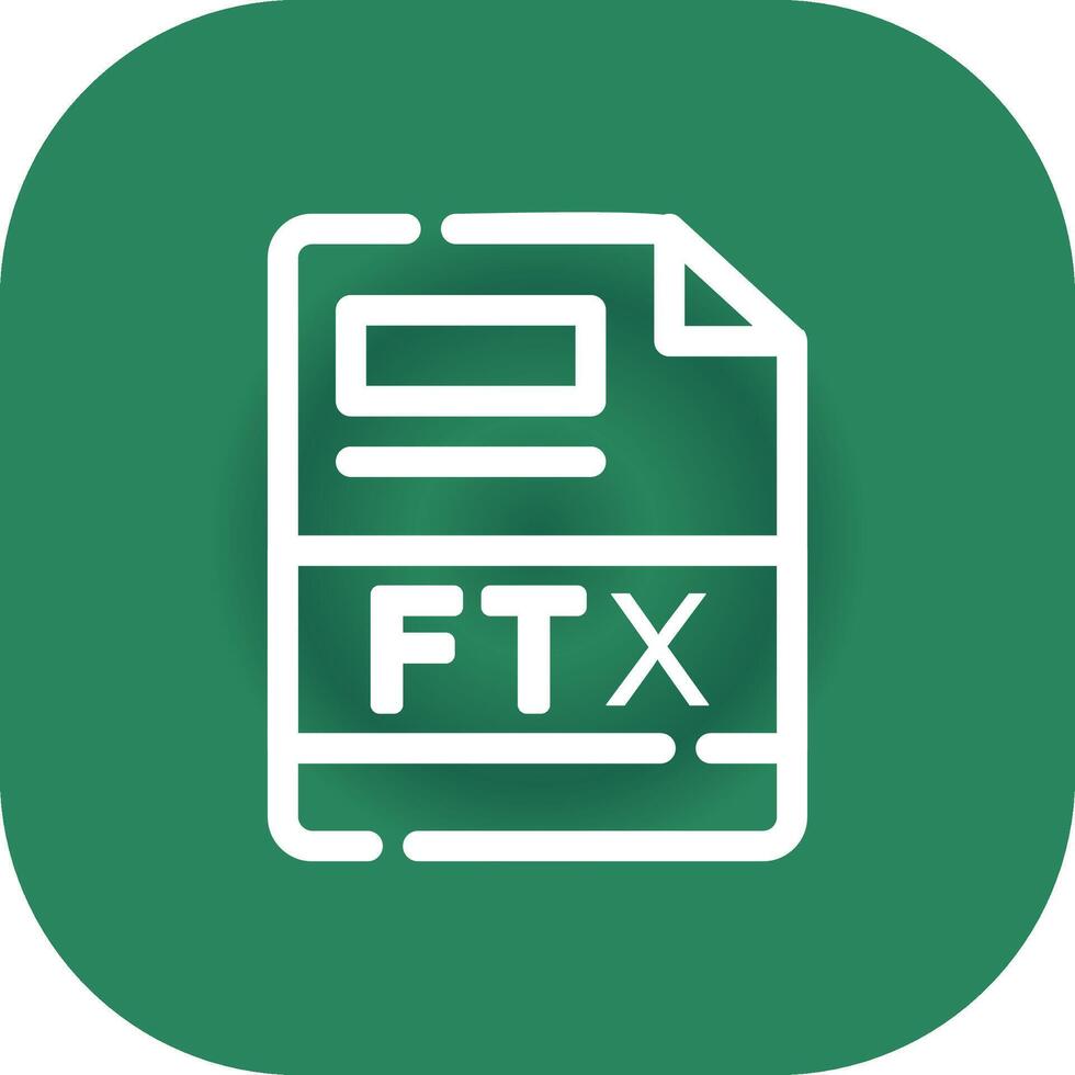ftx kreativ ikon design vektor