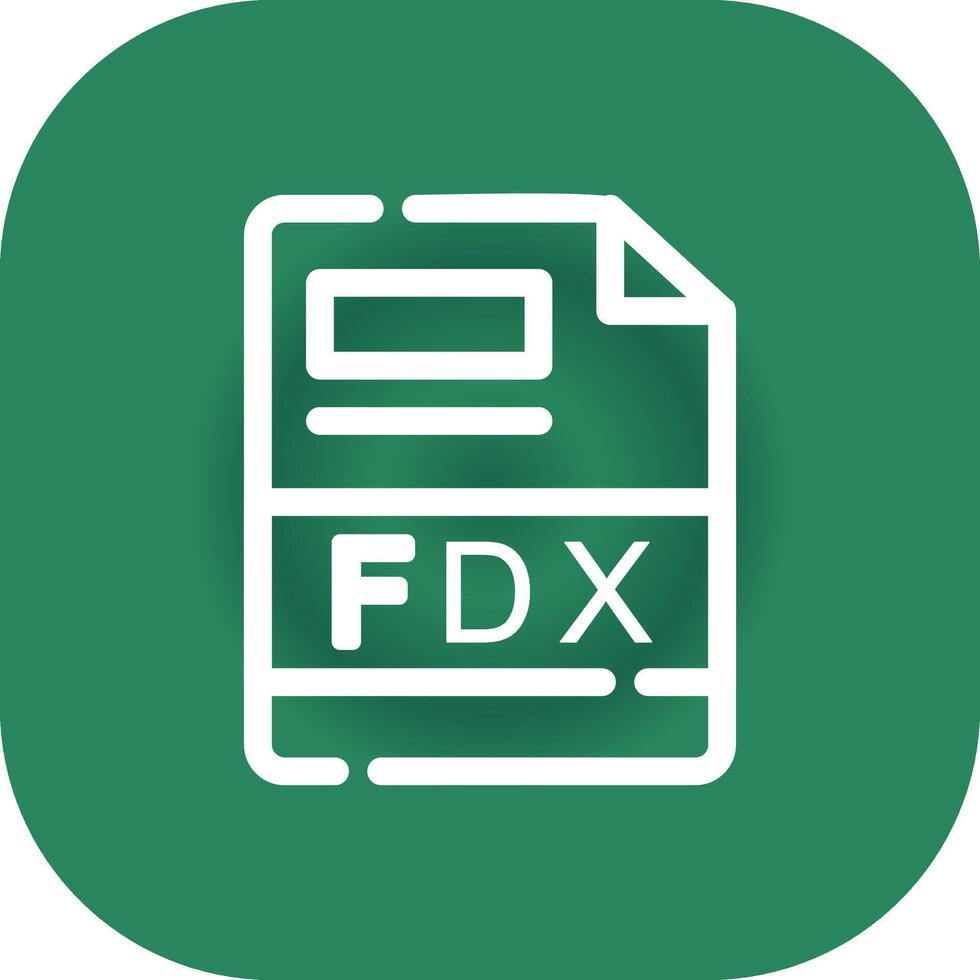 fdx kreativ Symbol Design vektor