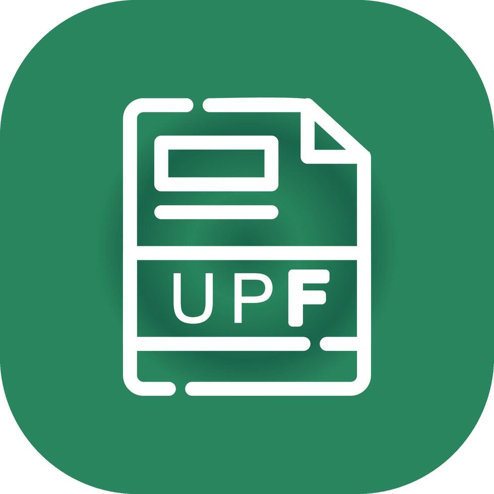 upf kreativ ikon design vektor