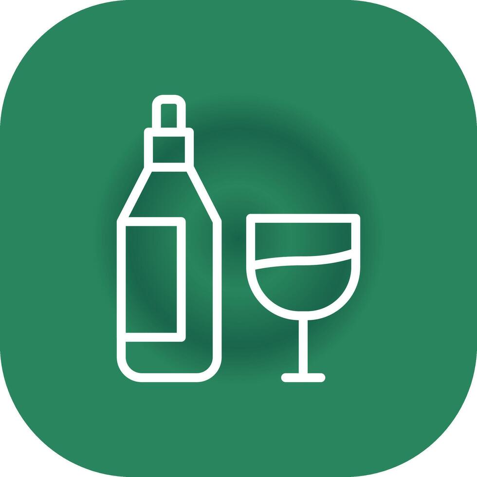 Wein kreatives Icon-Design vektor