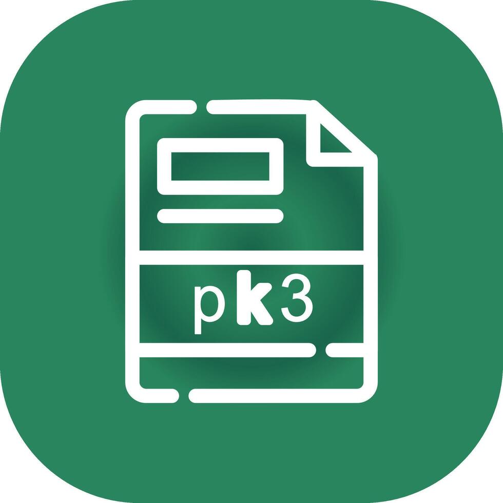 pk3 kreativ Symbol Design vektor