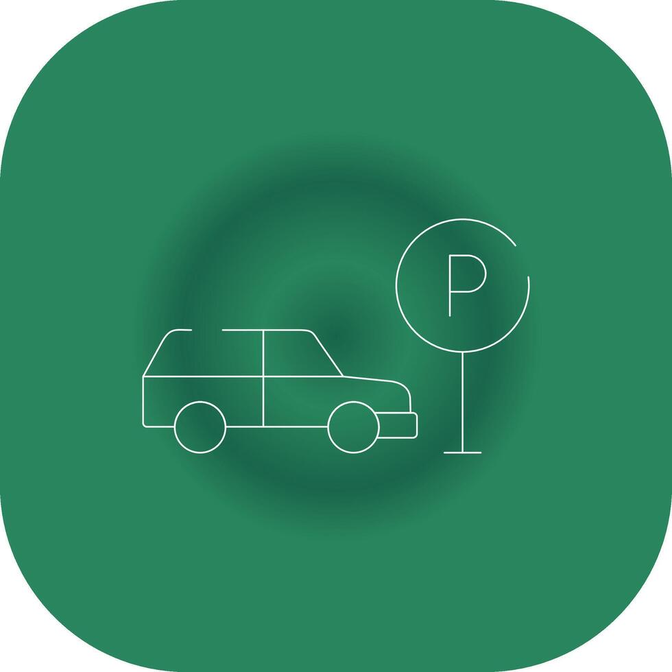 Taxi Parkplatz kreativ Symbol Design vektor