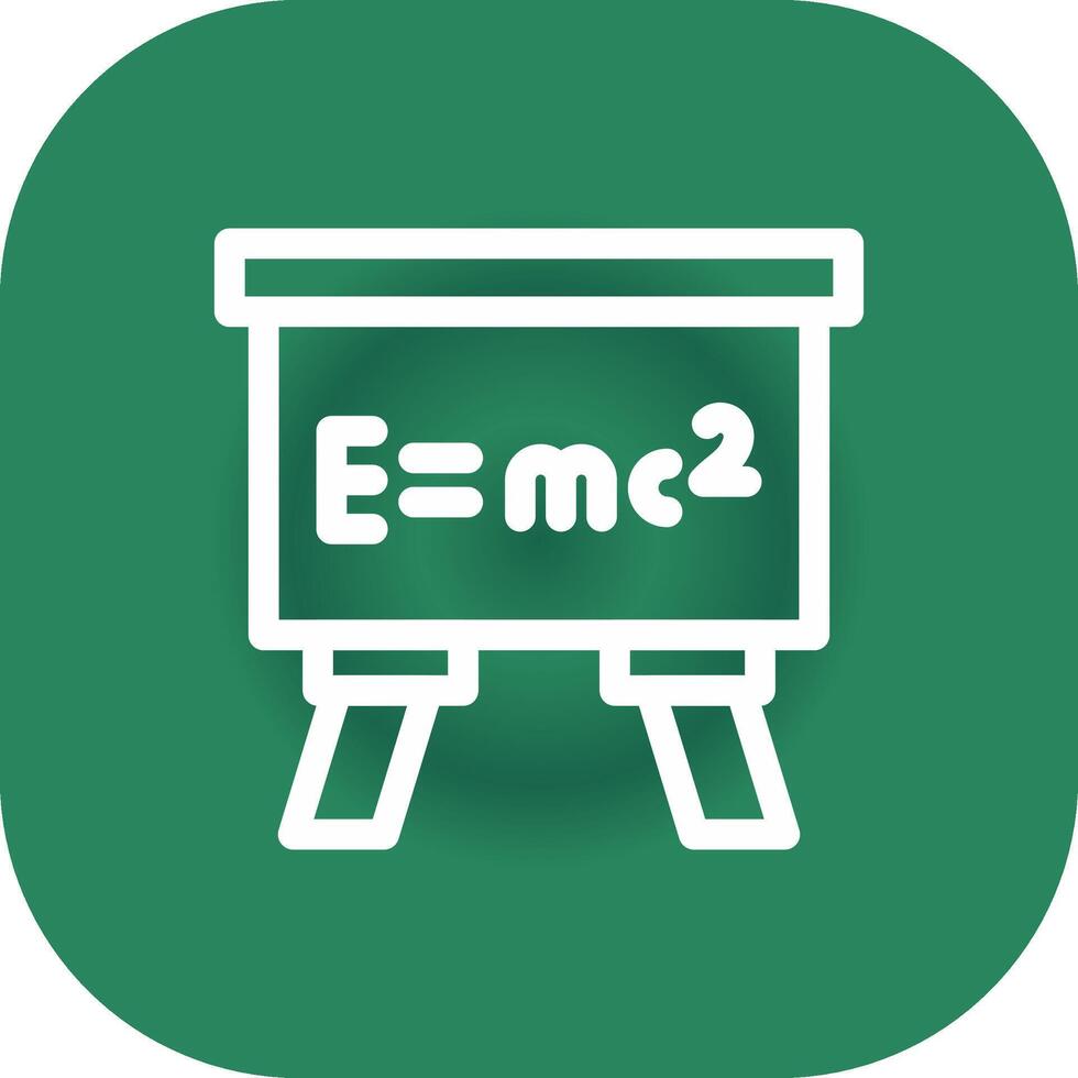 Relativitätstheorie kreatives Icon-Design vektor