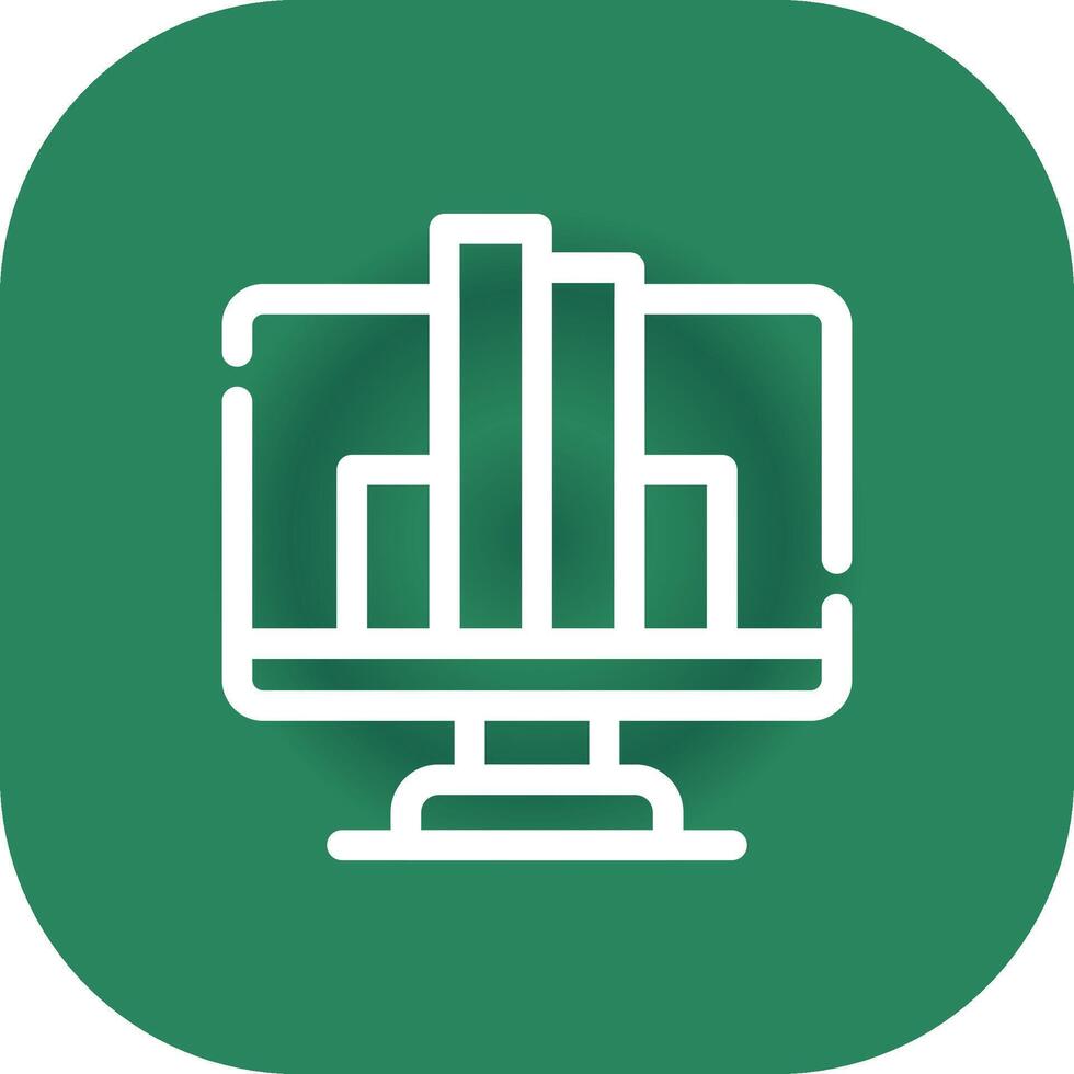 Analytics kreatives Icon-Design vektor