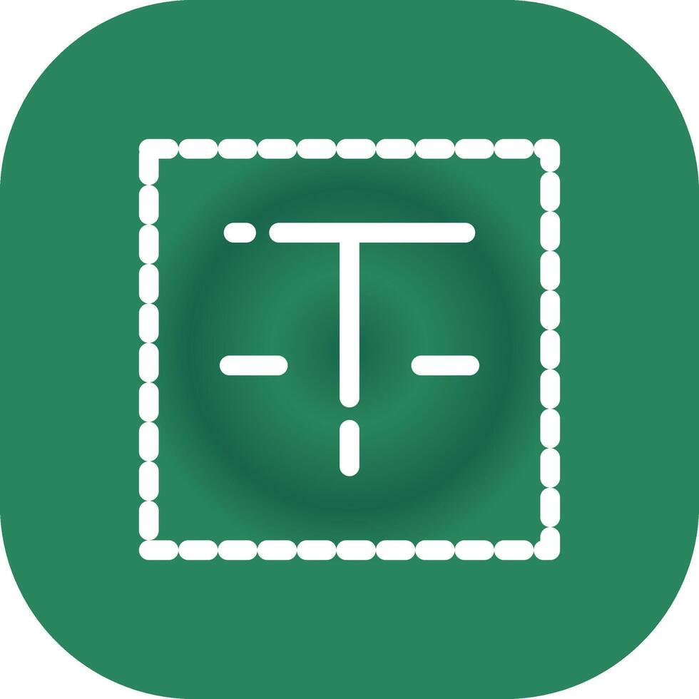 Textfeld kreatives Icon-Design vektor