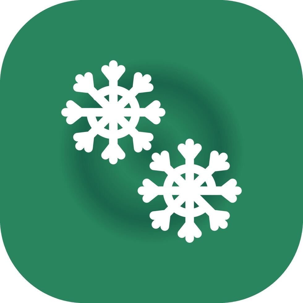 Schneeflocke kreatives Icon-Design vektor