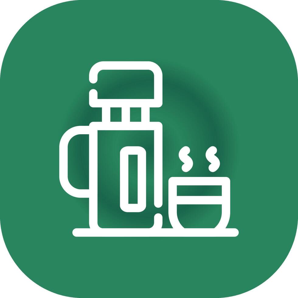 Thermos kreatives Icon-Design vektor