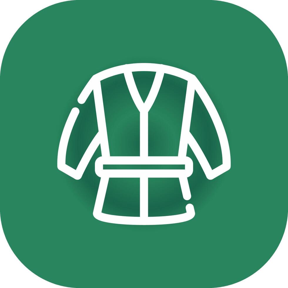 Kimono kreatives Icon-Design vektor